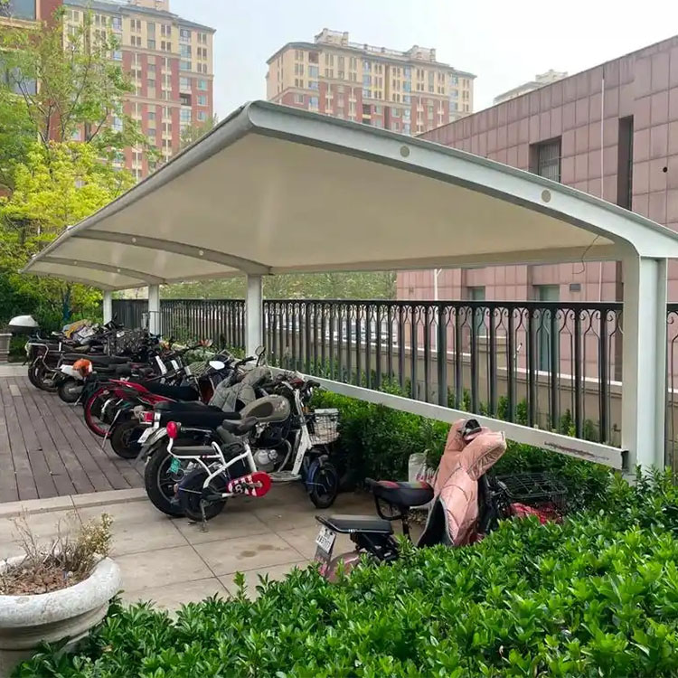 宜昌膜结构电动车棚